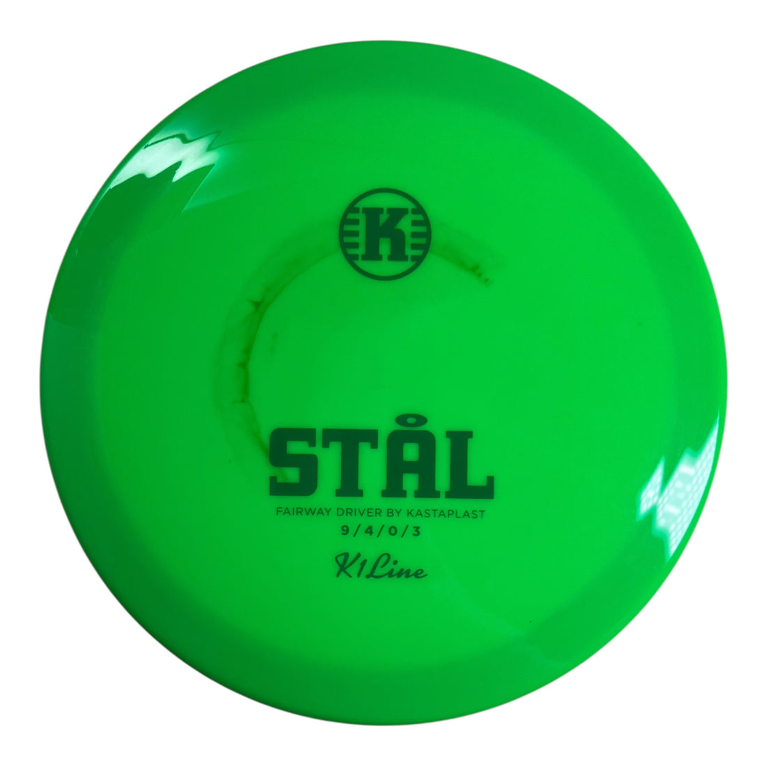 Kastaplast Stål | K1 | Green/Green 171-172g Disc Golf