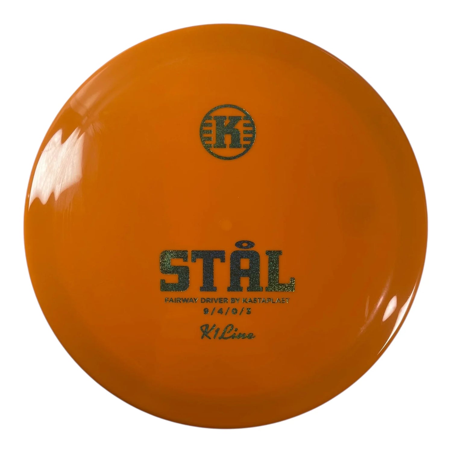 Kastaplast Stål | K1 | Orange/Sparkle 173g Disc Golf