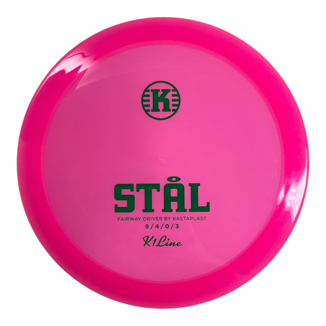 Kastaplast Stål | K1 | Pink/Green 175g Disc Golf