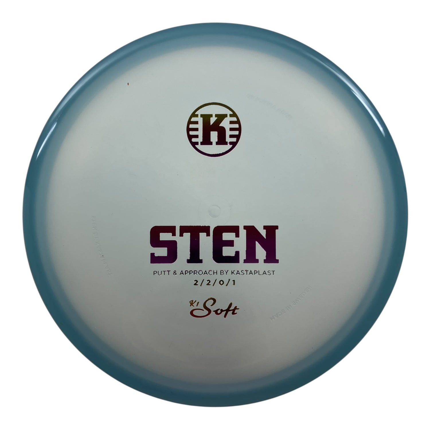 Kastaplast Sten | K1 Soft | Blue/Sunset 173g Disc Golf