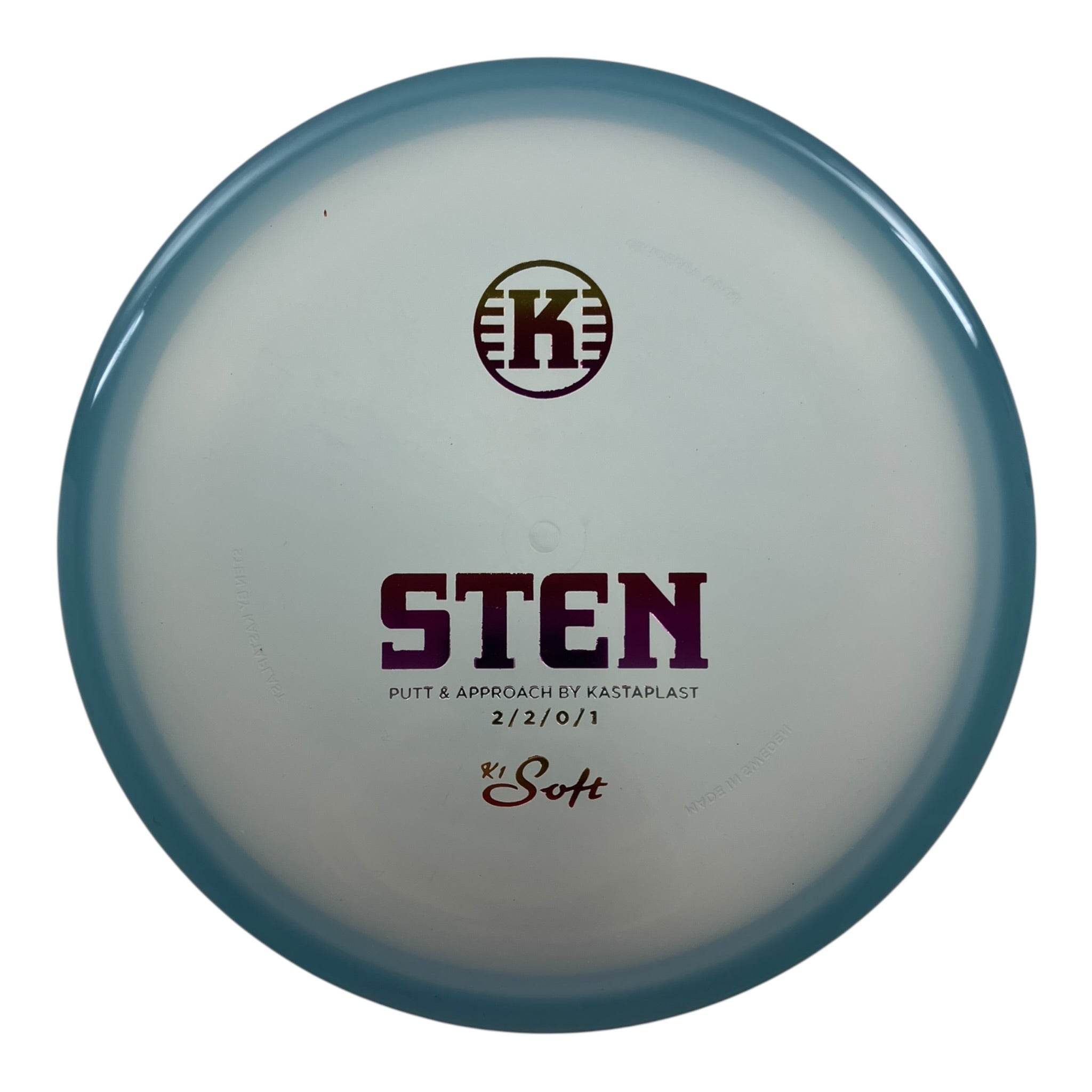 Kastaplast Sten | K1 Soft | Blue/Sunset 173g Disc Golf