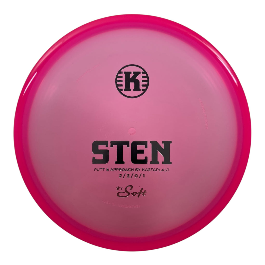 Kastaplast Sten | K1 Soft | Pink/Holo 173g Disc Golf