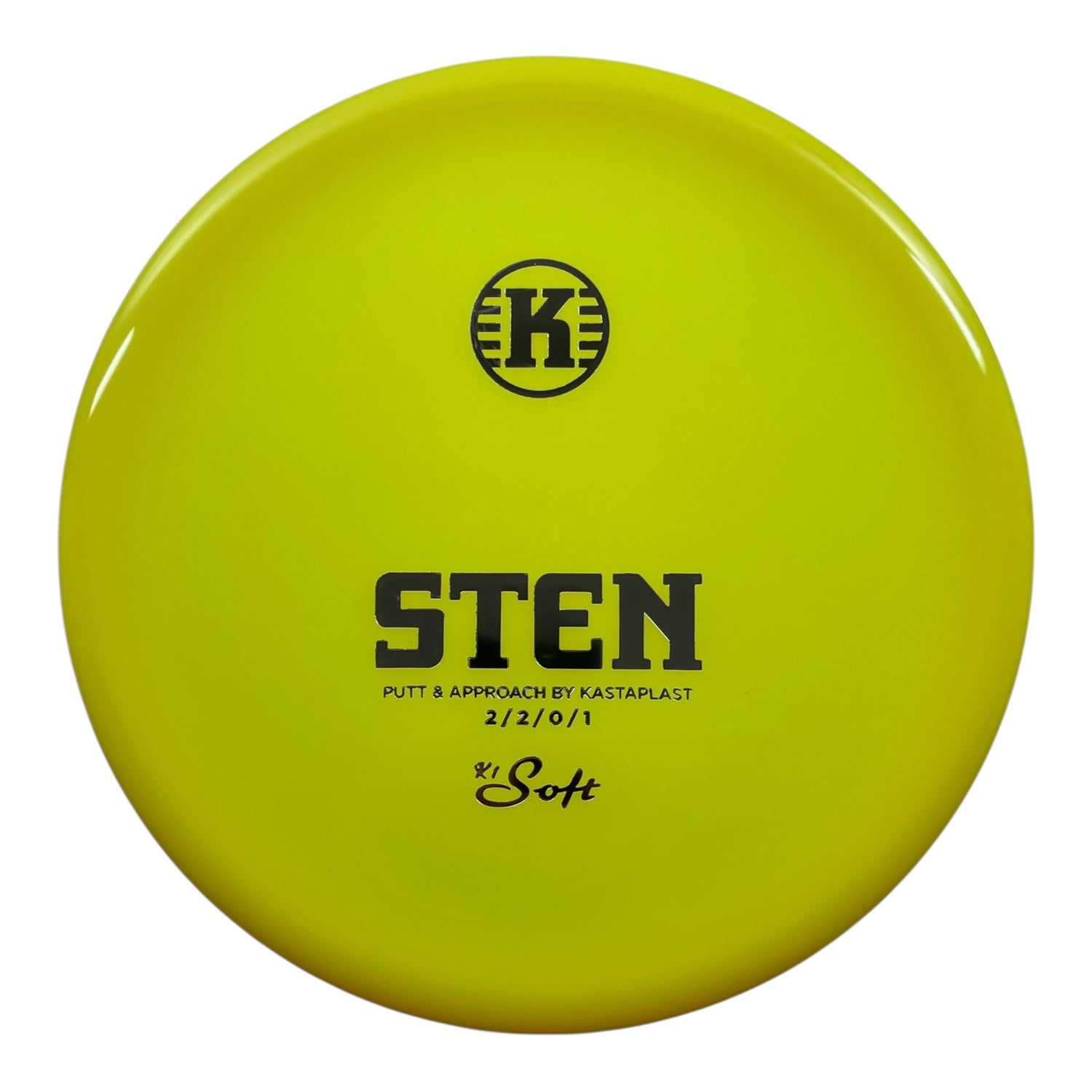 Kastaplast Sten | K1 Soft | Yellow/Holo 175g Disc Golf