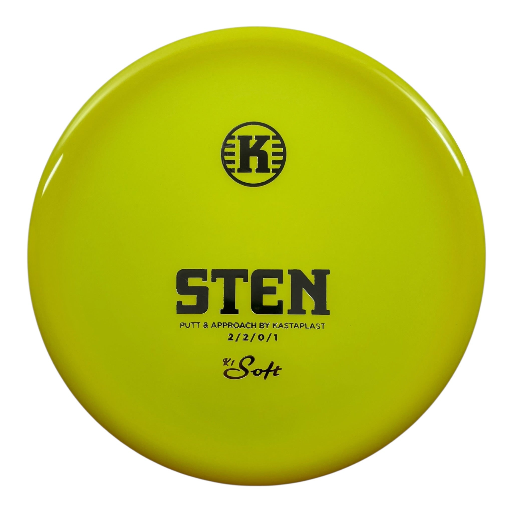 Kastaplast Sten | K1 Soft | Yellow/Holo 175g Disc Golf