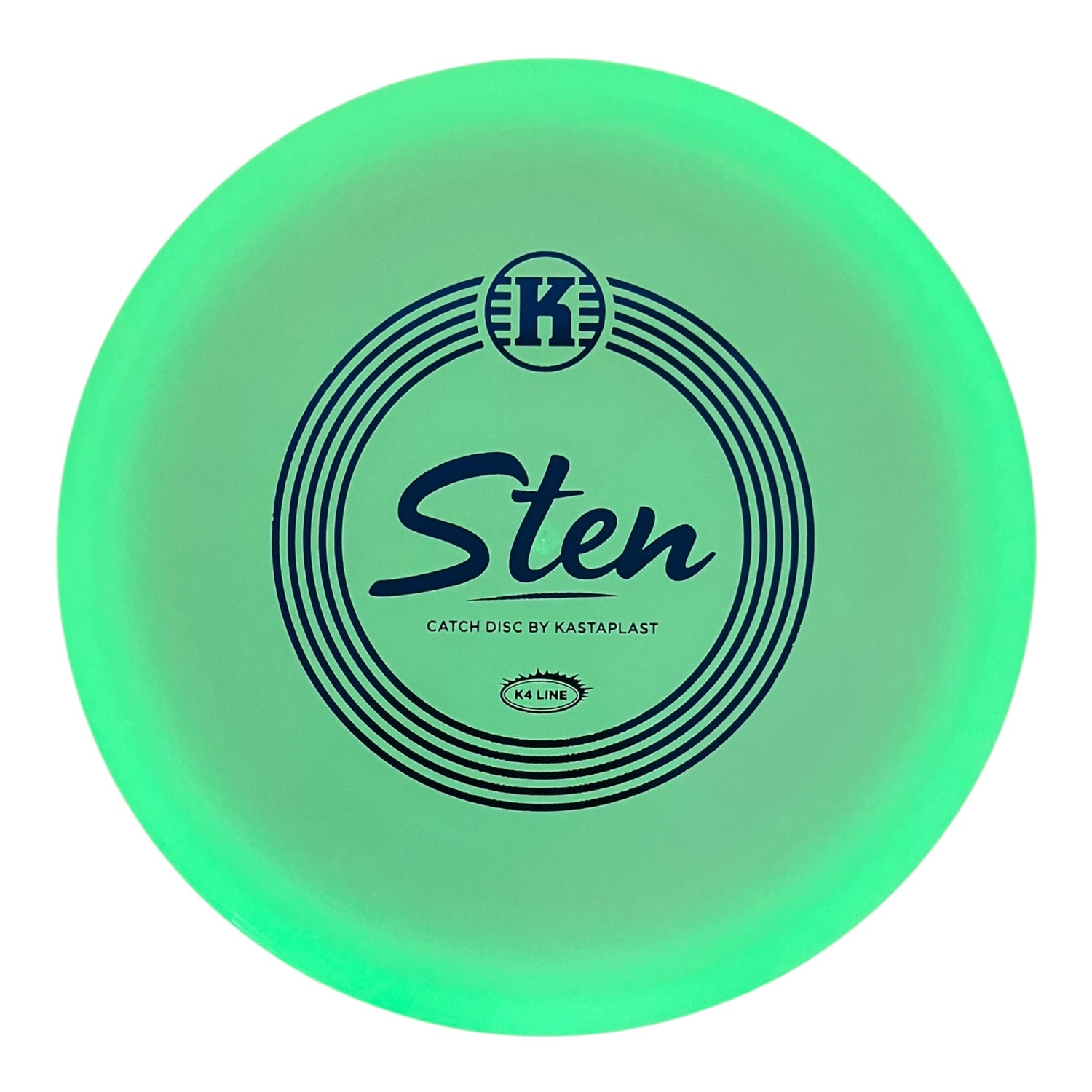 Kastaplast Sten | K4 Glow | Glow/Blue 132-133g Disc Golf