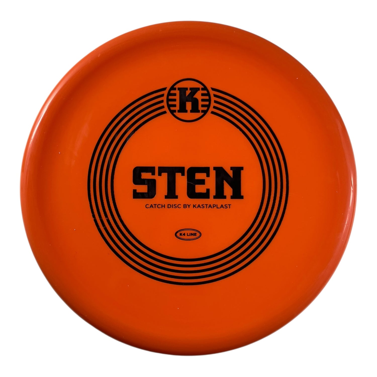 Kastaplast Sten | K4 | Orange/Black 130g Disc Golf