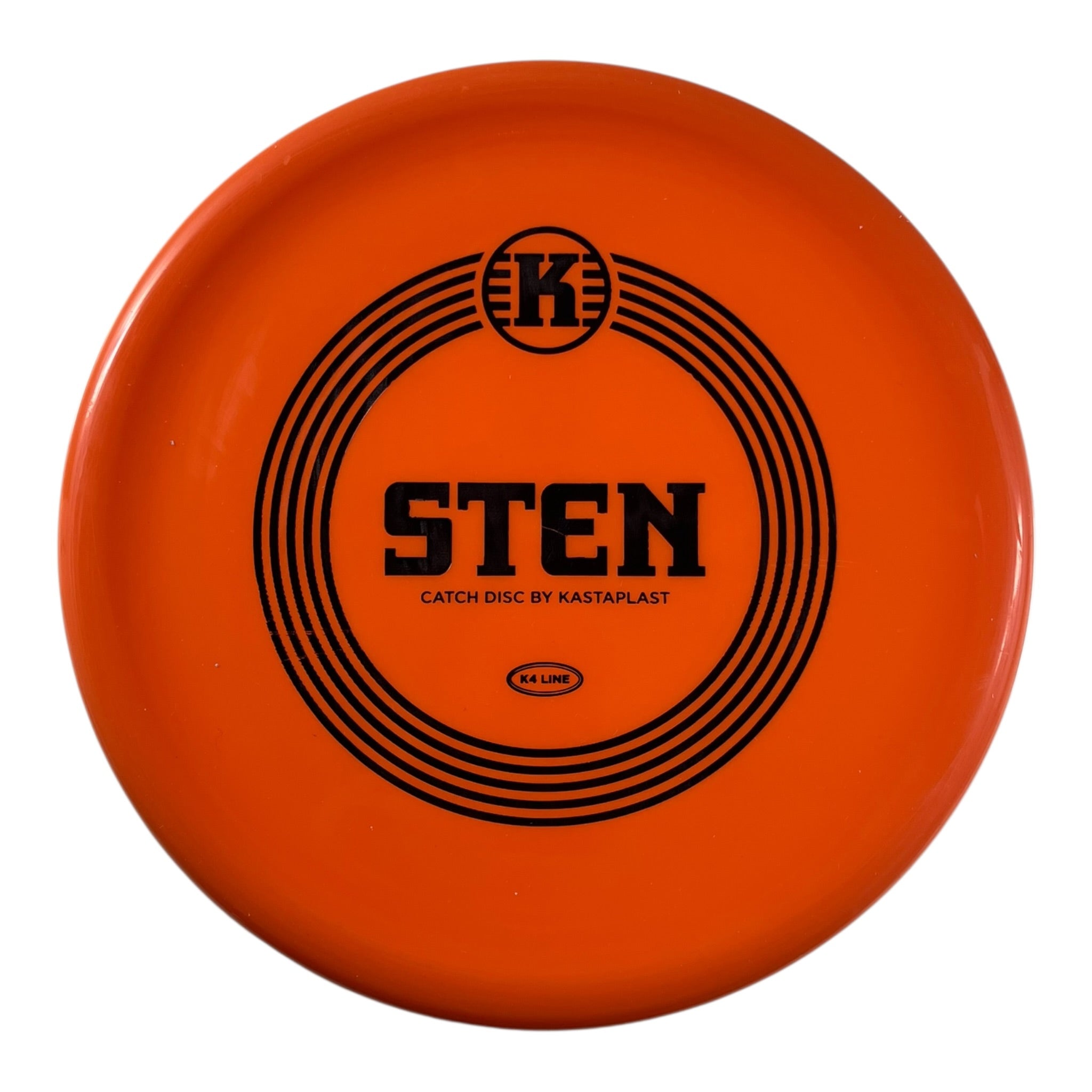 Kastaplast Sten | K4 | Orange/Black 130g Disc Golf