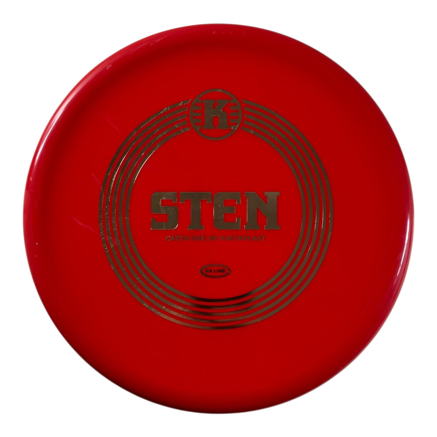 Kastaplast Sten | K4 | Red/Gold 129g Disc Golf