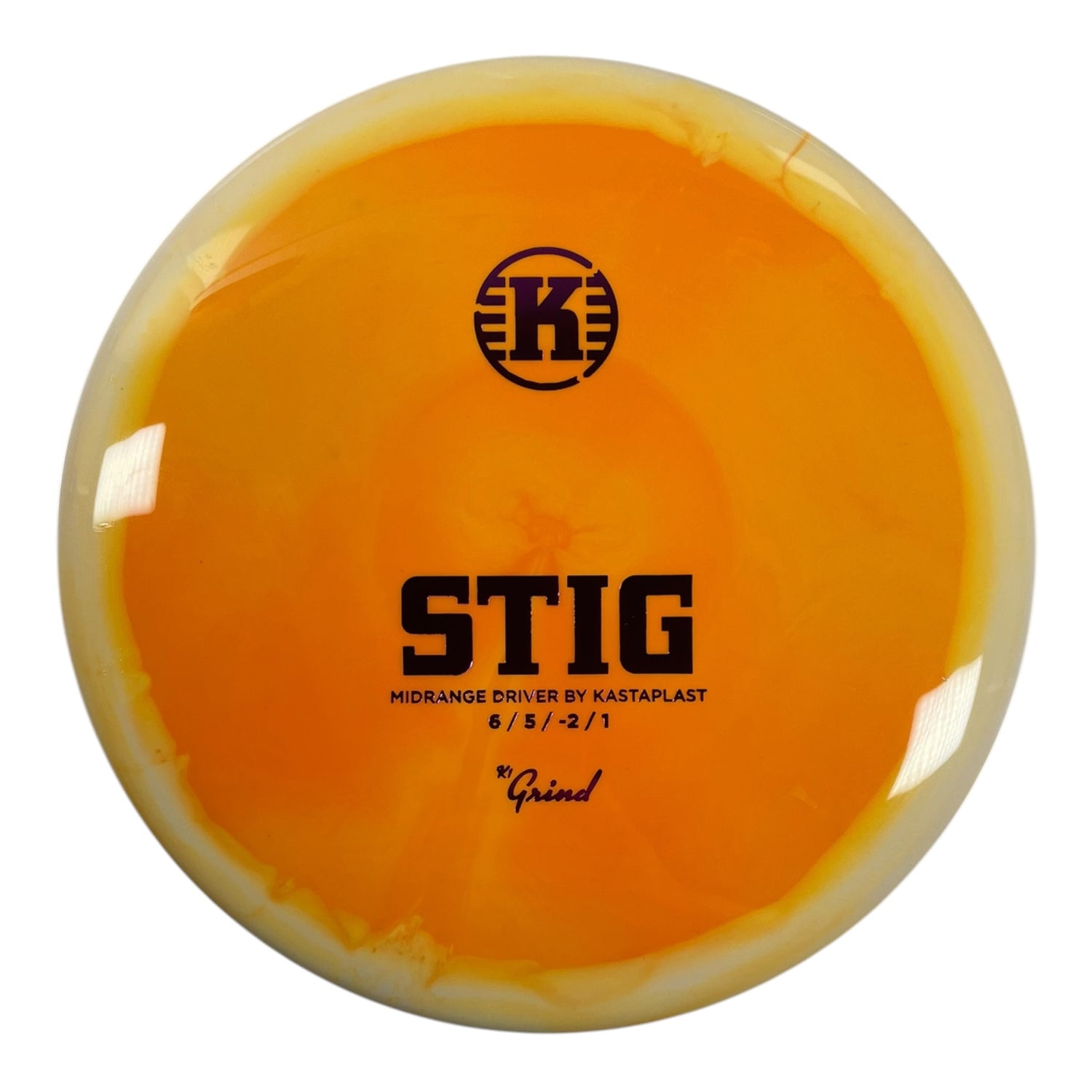Kastaplast Stig | K1 Grind | Orange/Purple 174g Disc Golf