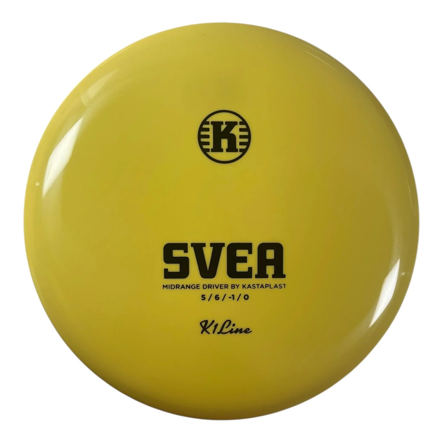 Kastaplast Svea | K1 | Yellow/Black 178-179g Disc Golf