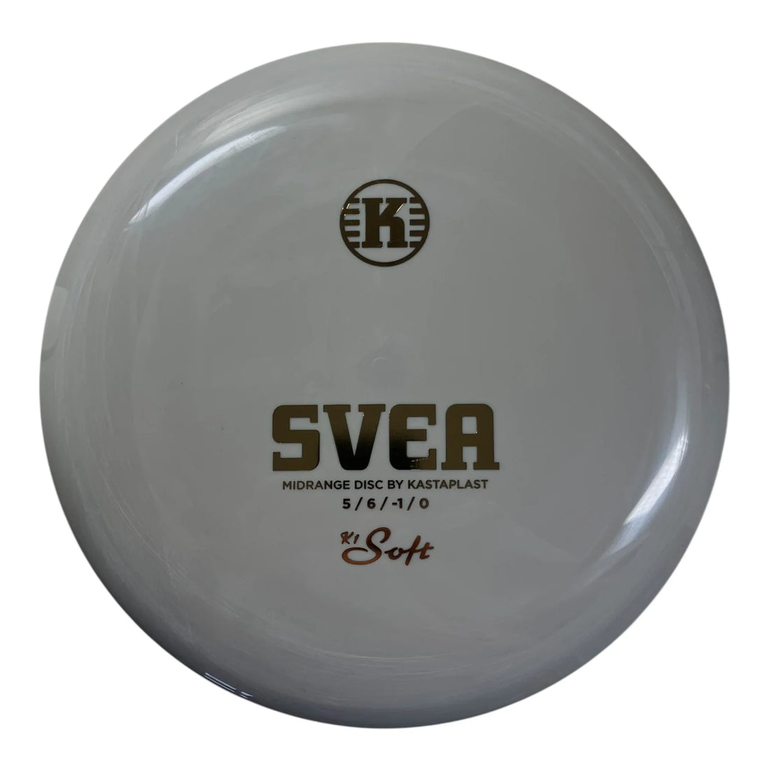 Kastaplast Svea | K1 Soft | Grey/Gold 177-178g Disc Golf