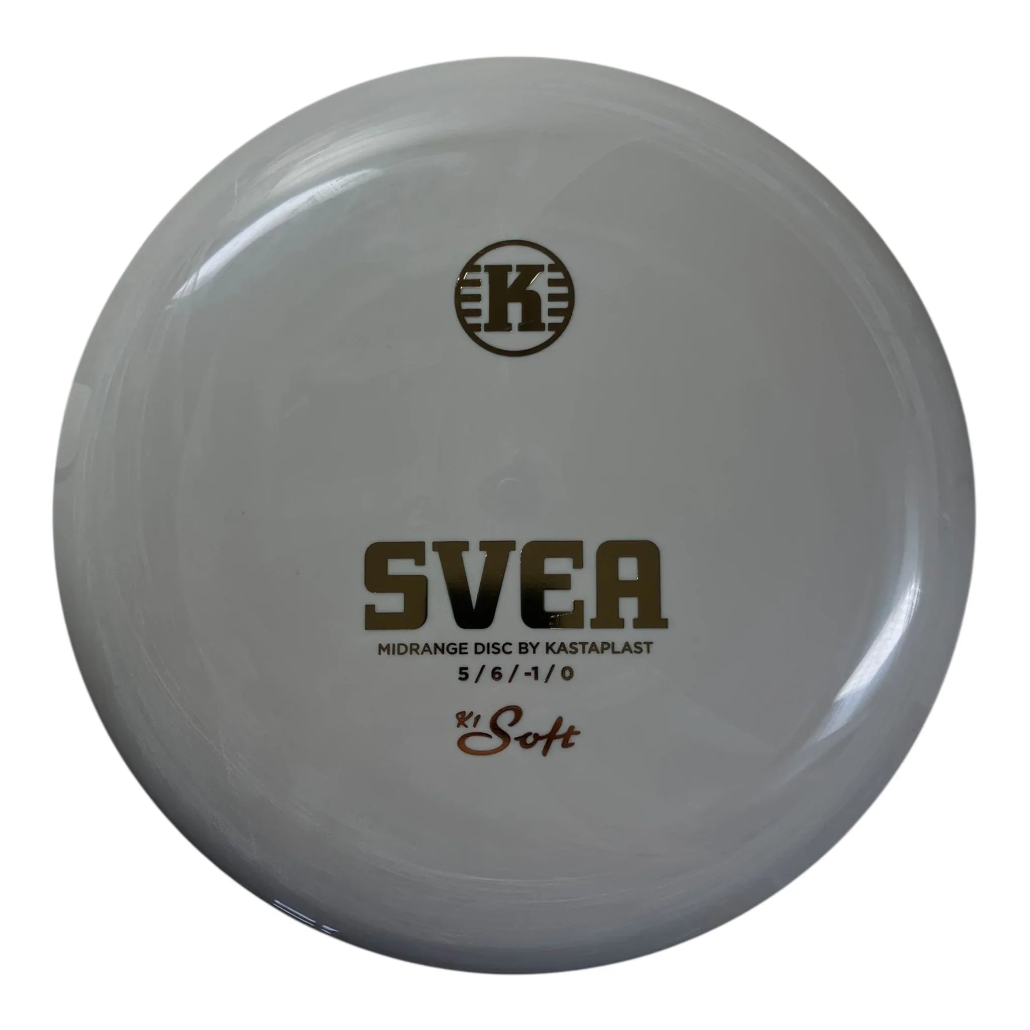 Kastaplast Svea | K1 Soft | Grey/Gold 177-178g Disc Golf