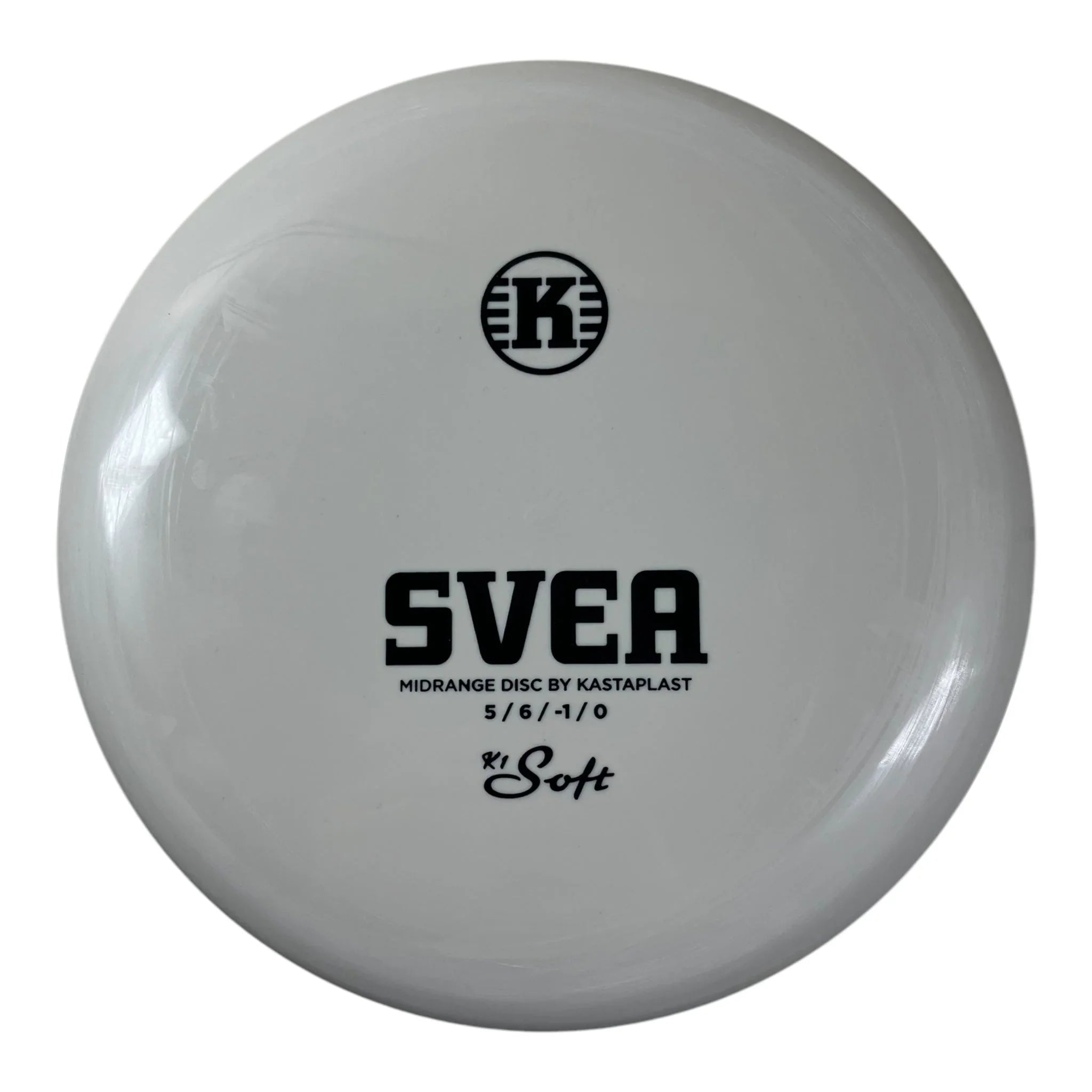 Kastaplast Svea | K1 Soft | White/Black 178g Disc Golf