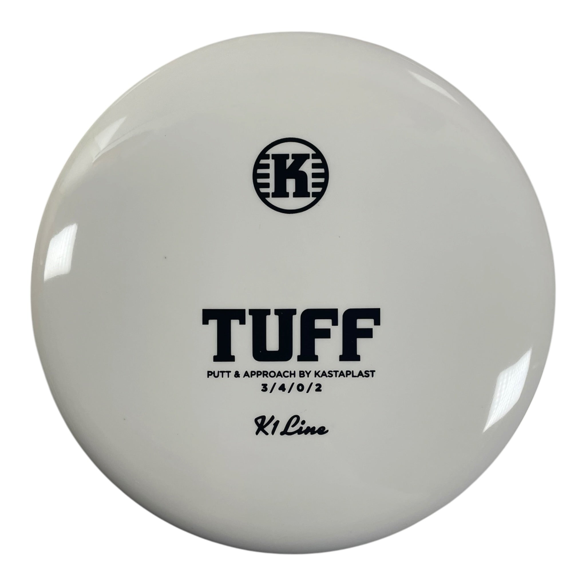 Kastaplast Tuff | K1 | White/Black 176g Disc Golf