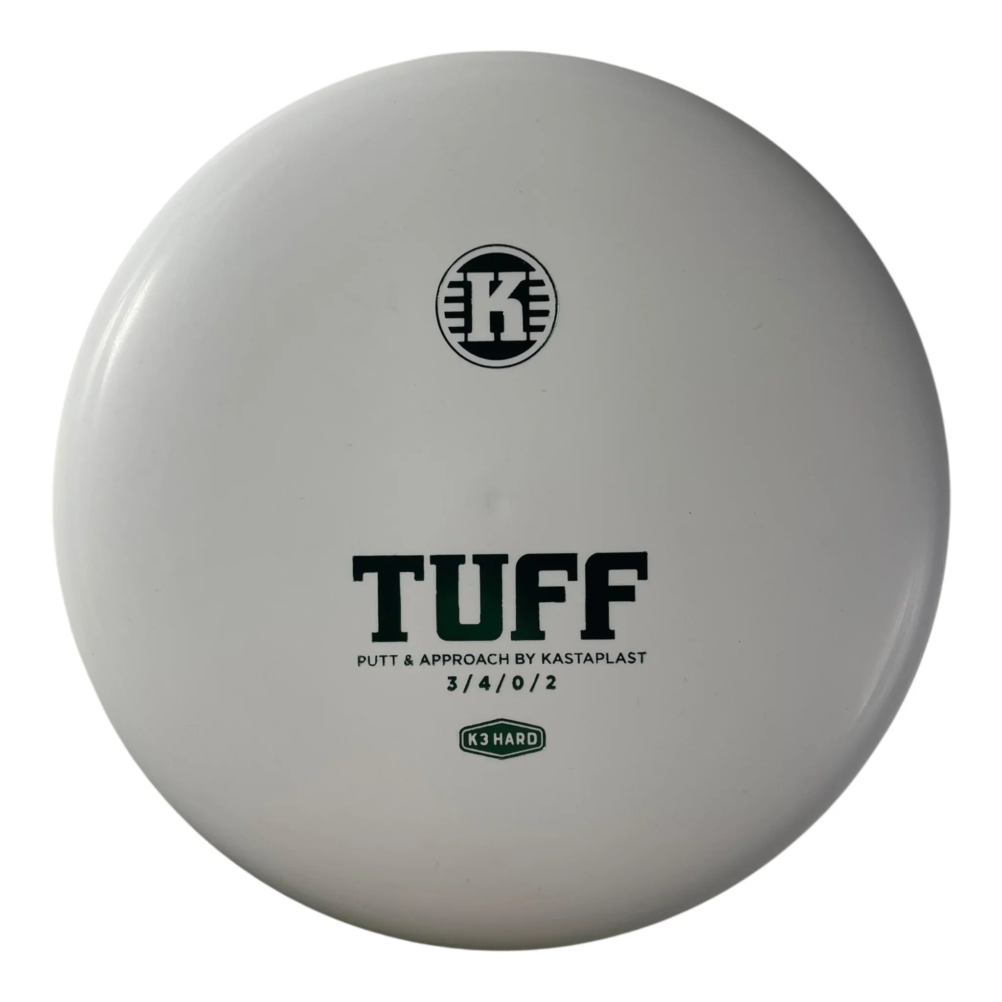 Kastaplast Tuff | K3 Hard | White/Green 176g Disc Golf