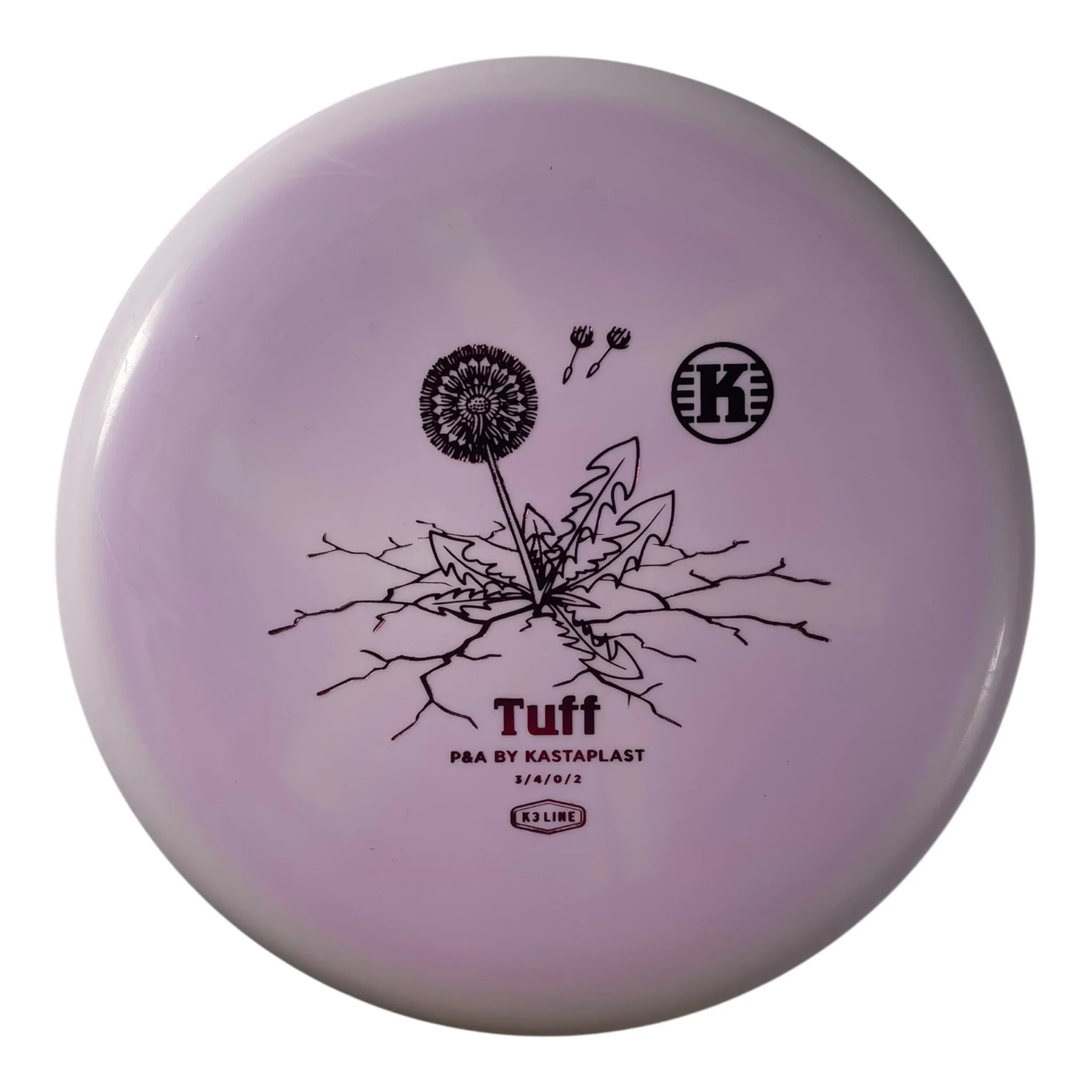 Kastaplast Tuff | K3 | Purple/Red 173g Disc Golf