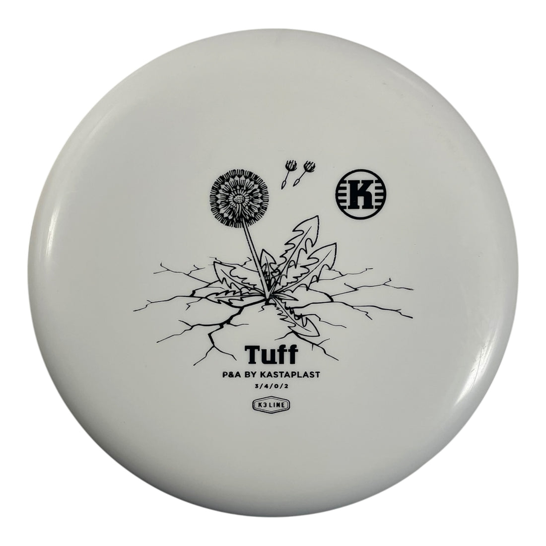 Kastaplast Tuff | K3 | White/Black 173g Disc Golf