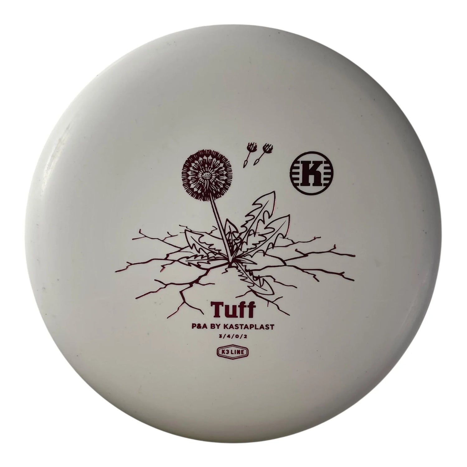 Kastaplast Tuff | K3 | White/Red 174g Disc Golf
