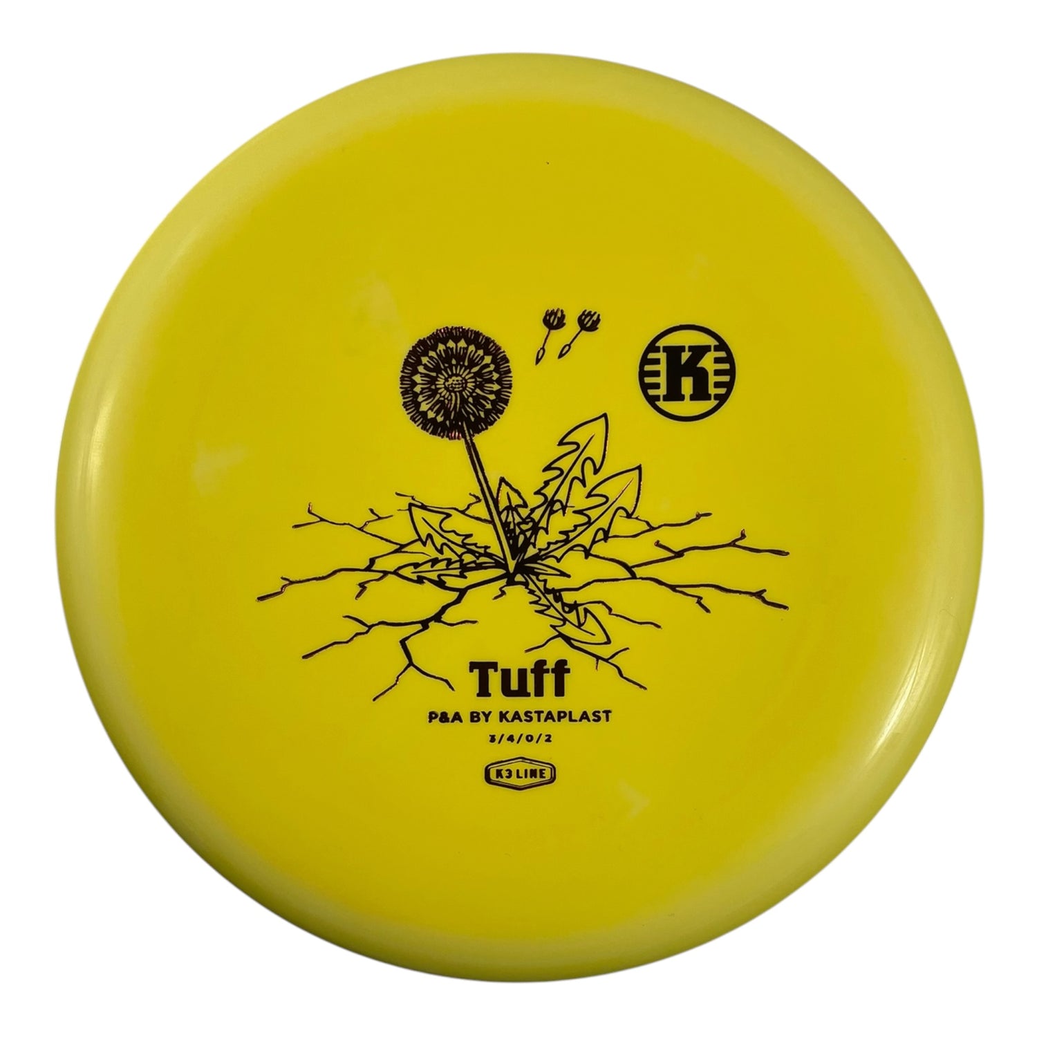 Kastaplast Tuff | K3 | Yellow/Red 174g Disc Golf