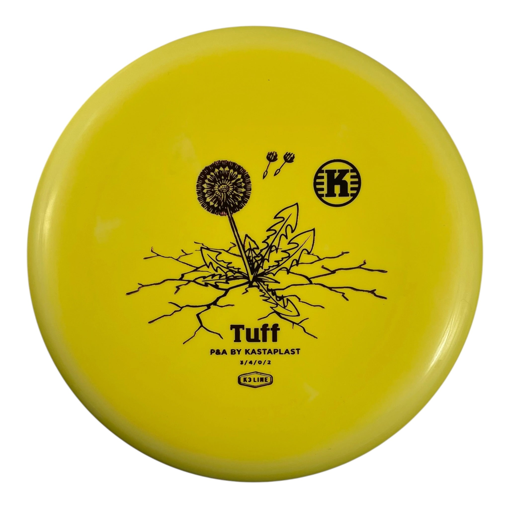 Kastaplast Tuff | K3 | Yellow/Red 174g Disc Golf