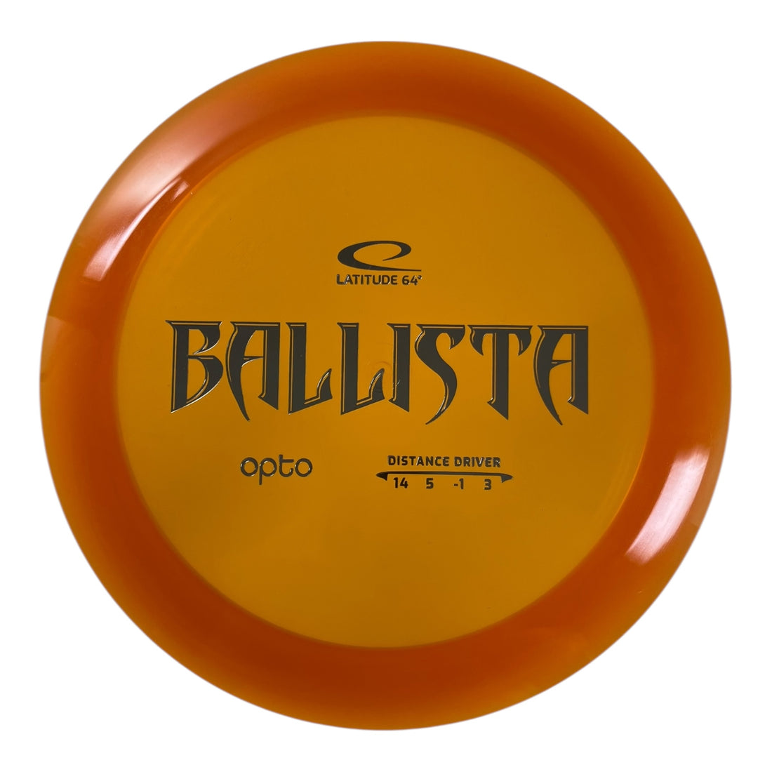 Latitude 64 Ballista | Opto | Orange/Silver 173g Disc Golf