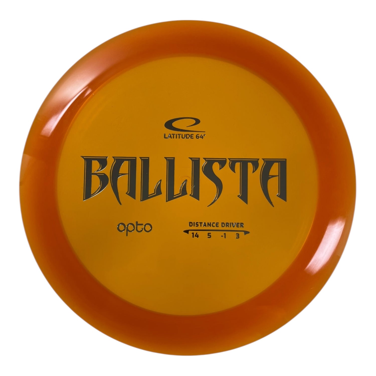 Latitude 64 Ballista | Opto | Orange/Silver 173g Disc Golf