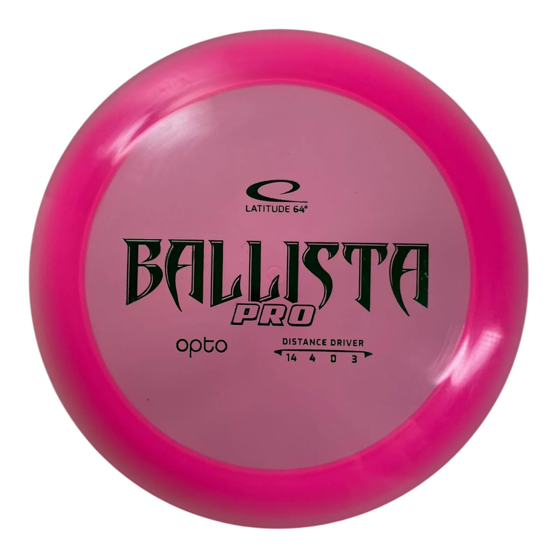 Latitude 64 Ballista Pro | Opto | Pink/Green 174g Disc Golf