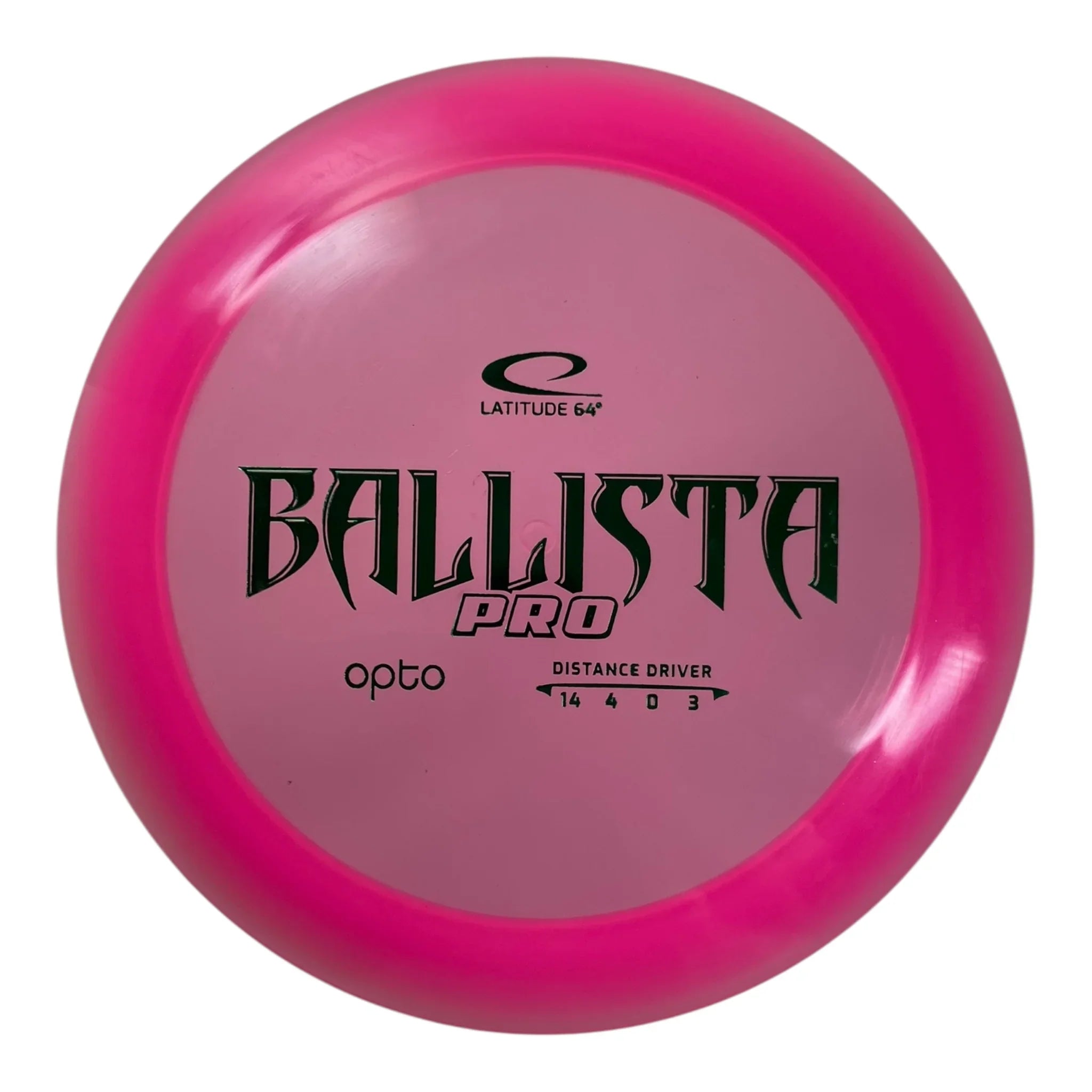 Latitude 64 Ballista Pro | Opto | Pink/Green 174g Disc Golf