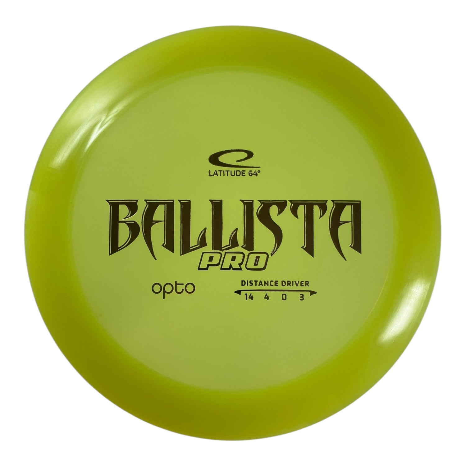 Latitude 64 Ballista Pro | Opto | Yellow/Gold 176g Disc Golf