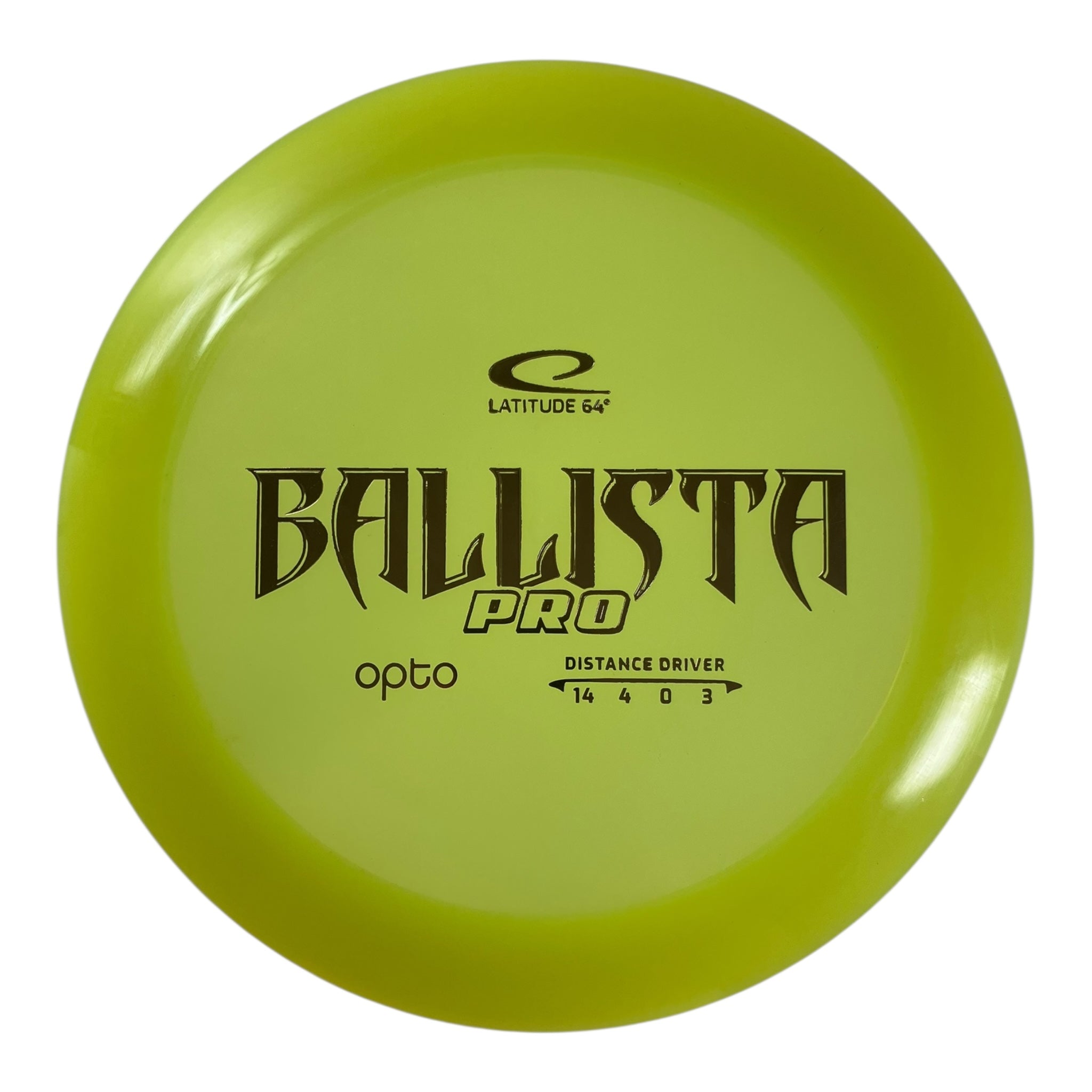 Latitude 64 Ballista Pro | Opto | Yellow/Gold 176g Disc Golf