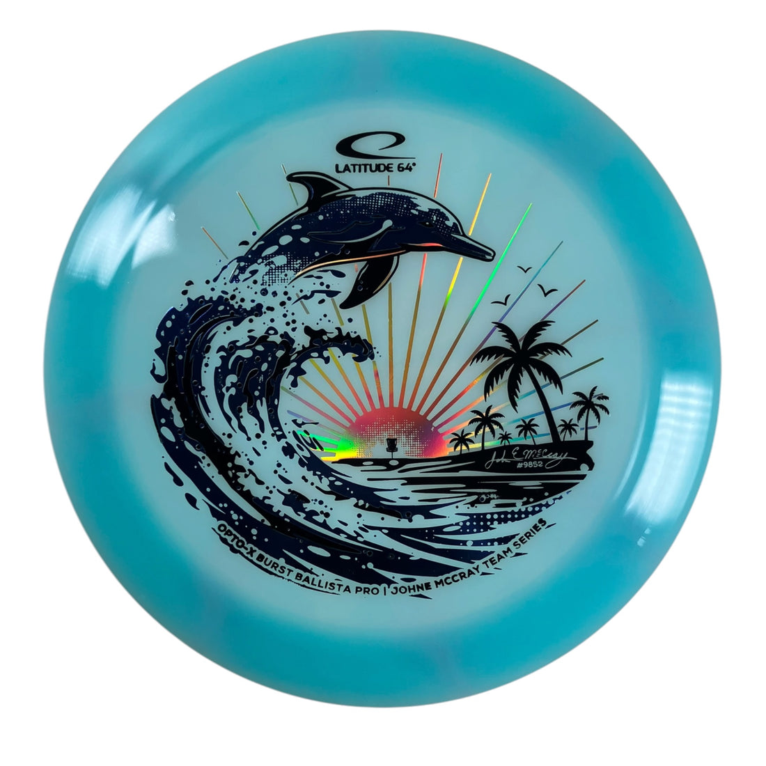 Latitude 64 Ballista Pro | Opto-X Burst | Blue/Blue 175g (Johne Mccray Team Series) Disc Golf