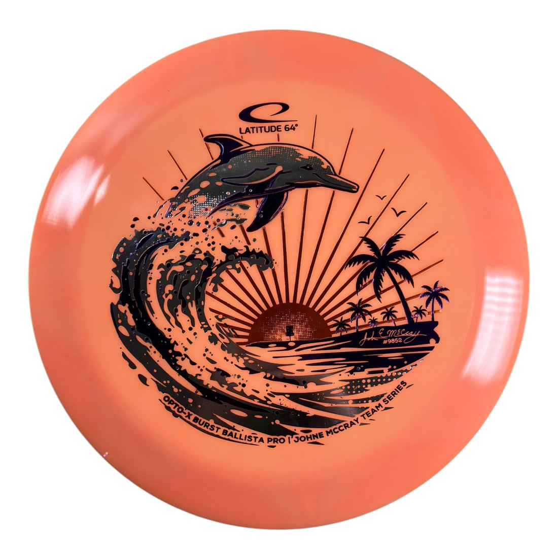 Latitude 64 Ballista Pro | Opto-X Burst | Orange/Purple 176g (Johne Mccray Team Series) Disc Golf