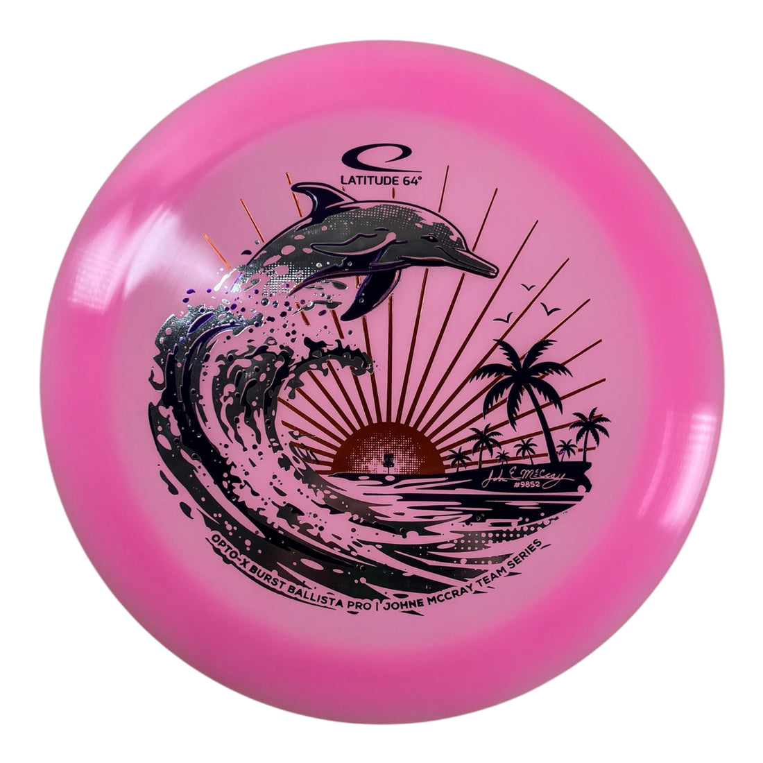 Latitude 64 Ballista Pro | Opto-X Burst | Pink/Purple 173g (Johne Mccray Team Series) Disc Golf