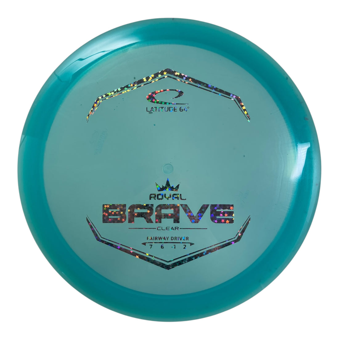 Latitude 64 Brave | Royal Clear | Blue/Stars 176g Disc Golf