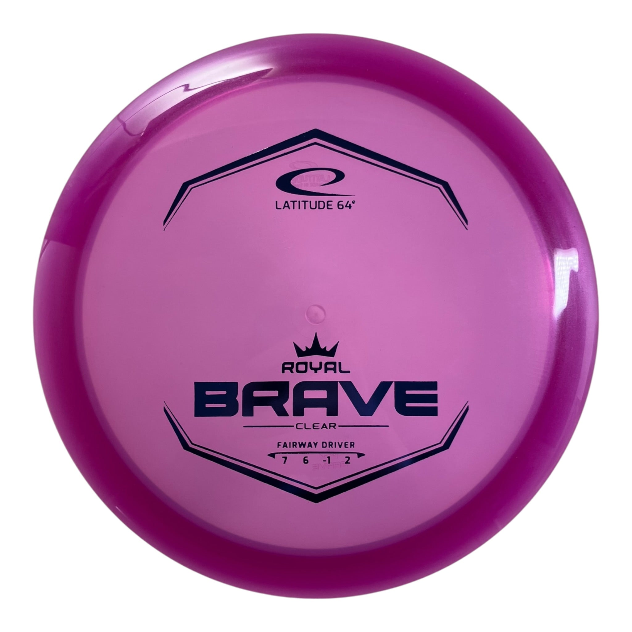 Latitude 64 Brave | Royal Clear | Purple/Blue 174g Disc Golf