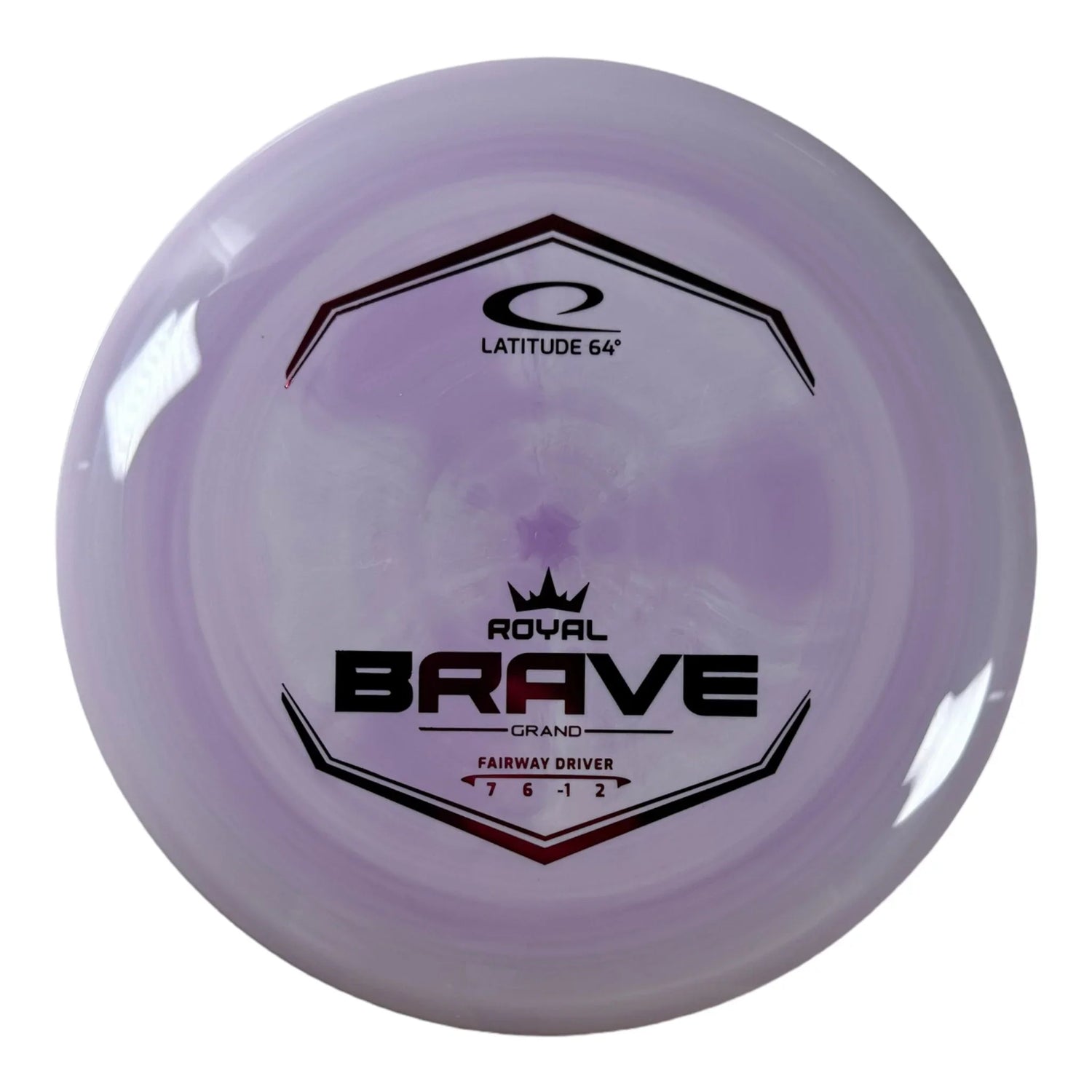 Latitude 64 Brave | Royal Grand | Lilac/Red 174 - 175g Disc Golf