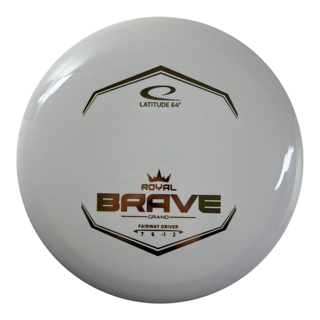 Latitude 64 Brave | Royal Grand | White/Gold 176g Disc Golf