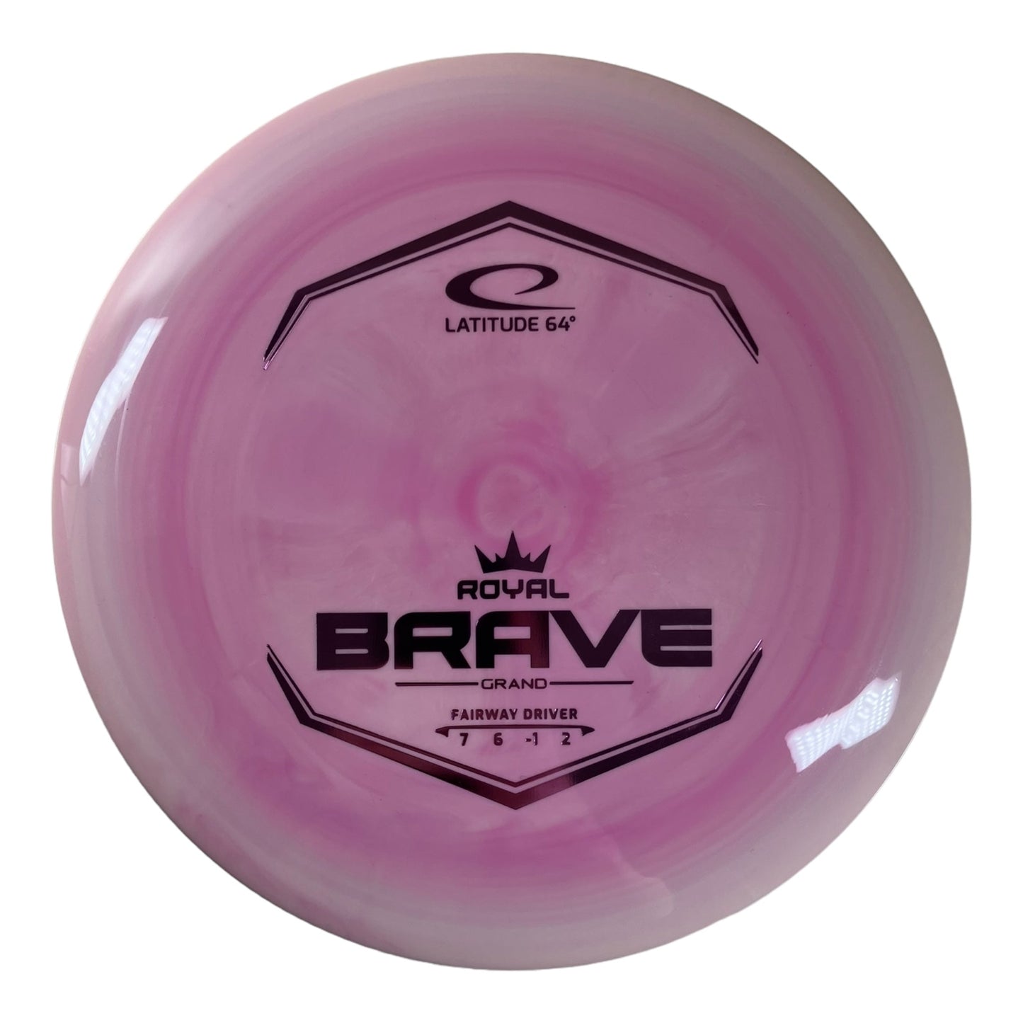 Latitude 64 Brave | Royal Grand | Pink/Pink 176g Disc Golf