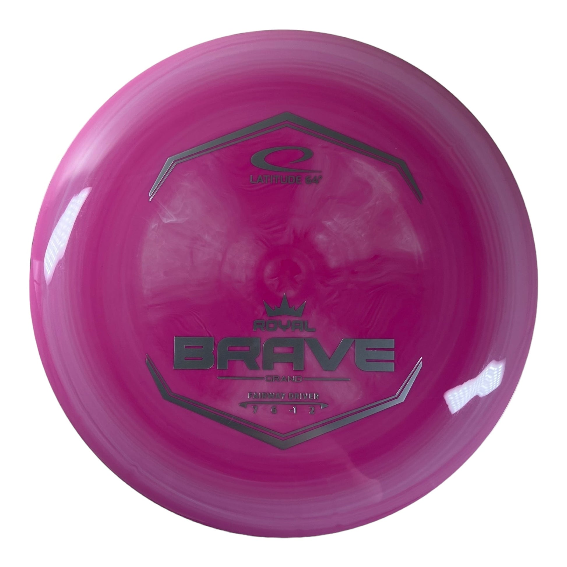 Latitude 64 Brave | Royal Grand | Pink/Silver 176g Disc Golf