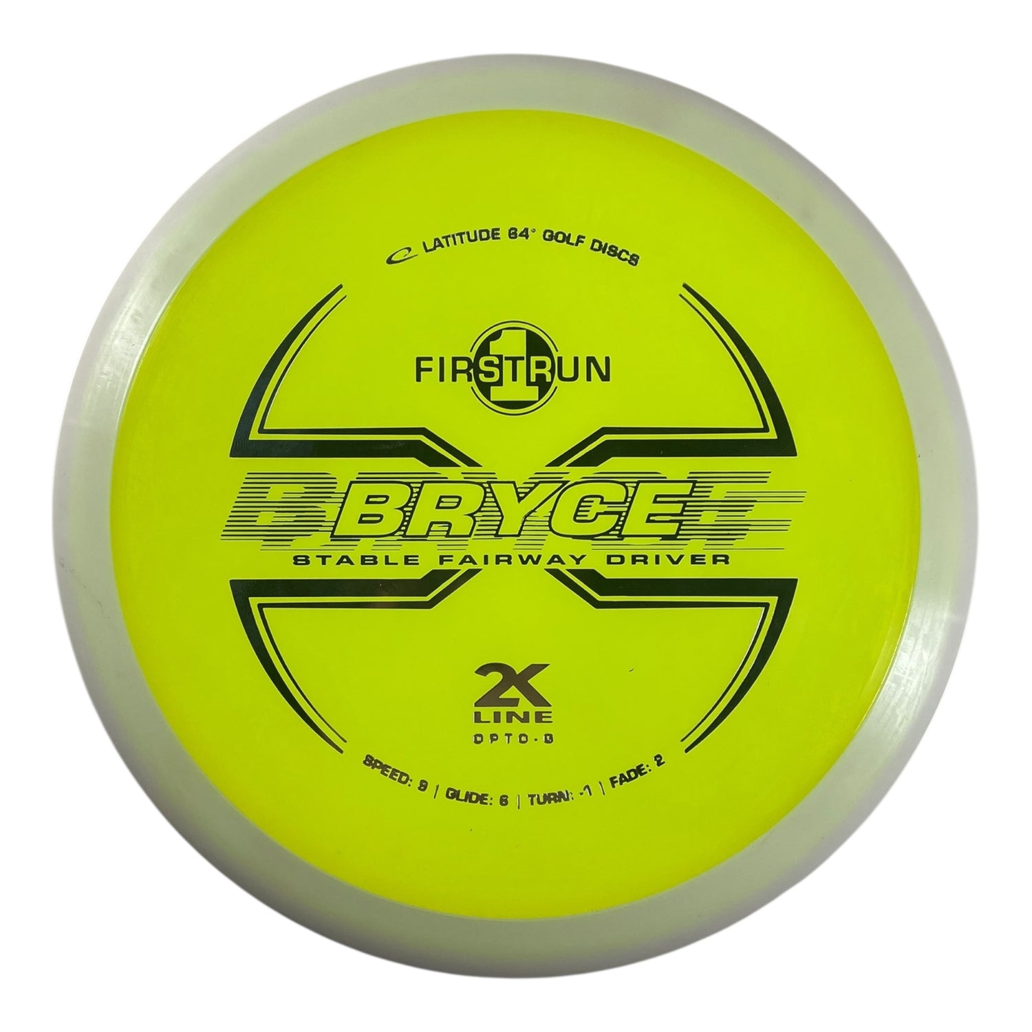 Latitude 64 Bryce | 2K Opto-G | Yellow/Silver 173g (First Run) Disc Golf