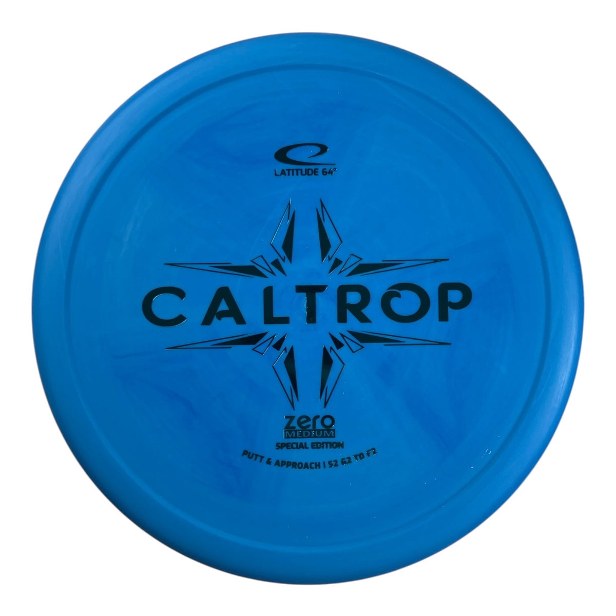 Latitude 64 Caltrop | Zero Medium | Blue/Blue 174g (Special Edition) Disc Golf
