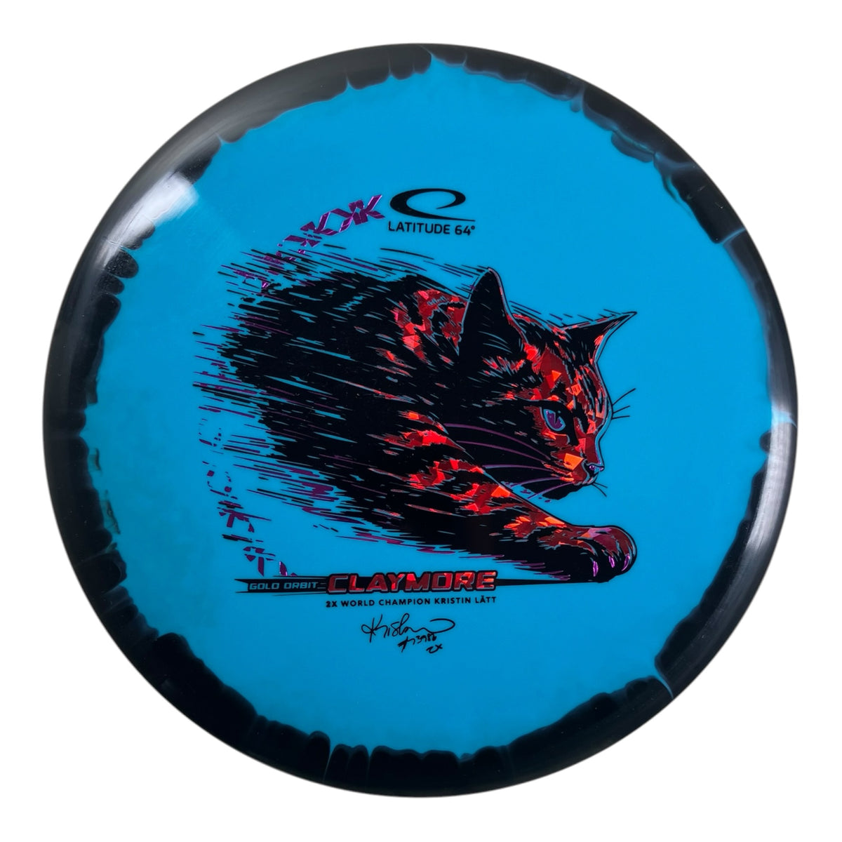 Latitude 64 Claymore | Gold Orbit | Blue/Red 178g (Kristin Latt 2026 Team Series) Disc Golf