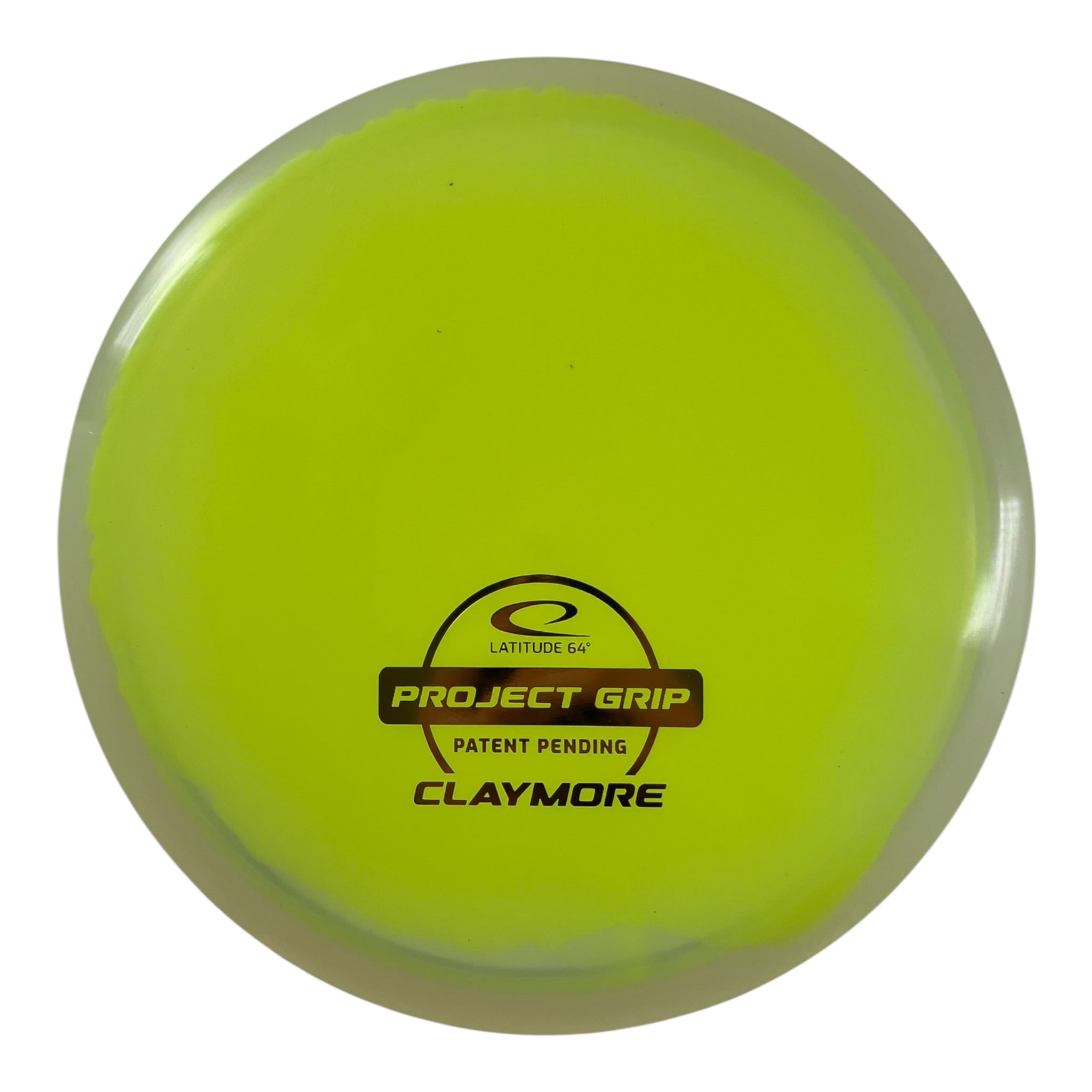 Latitude 64 Claymore | Project Grip | Yellow/Gold 176-177g (Patent Pending) Disc Golf
