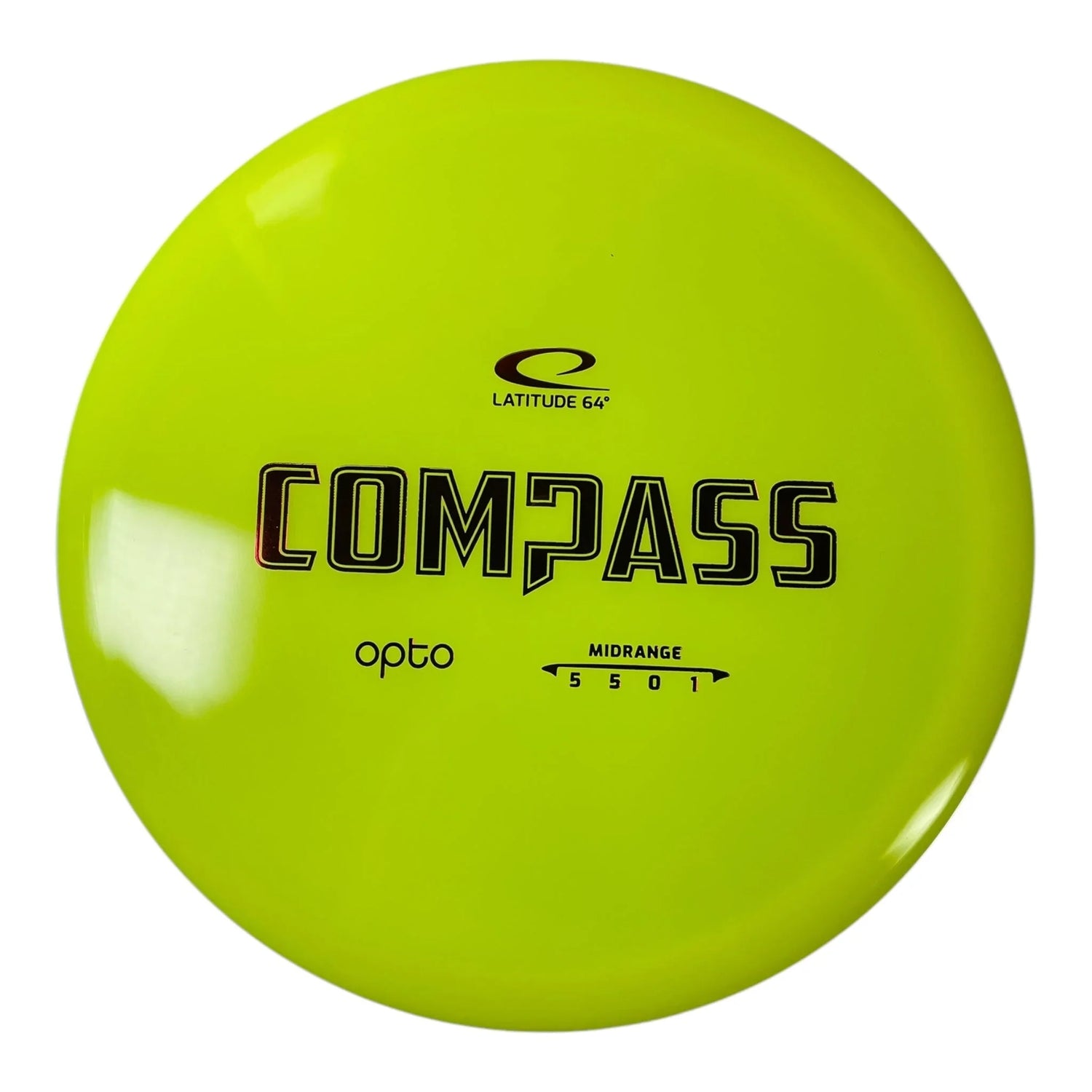 Latitude 64 Compass | Opto | Yellow/Red 177g Disc Golf