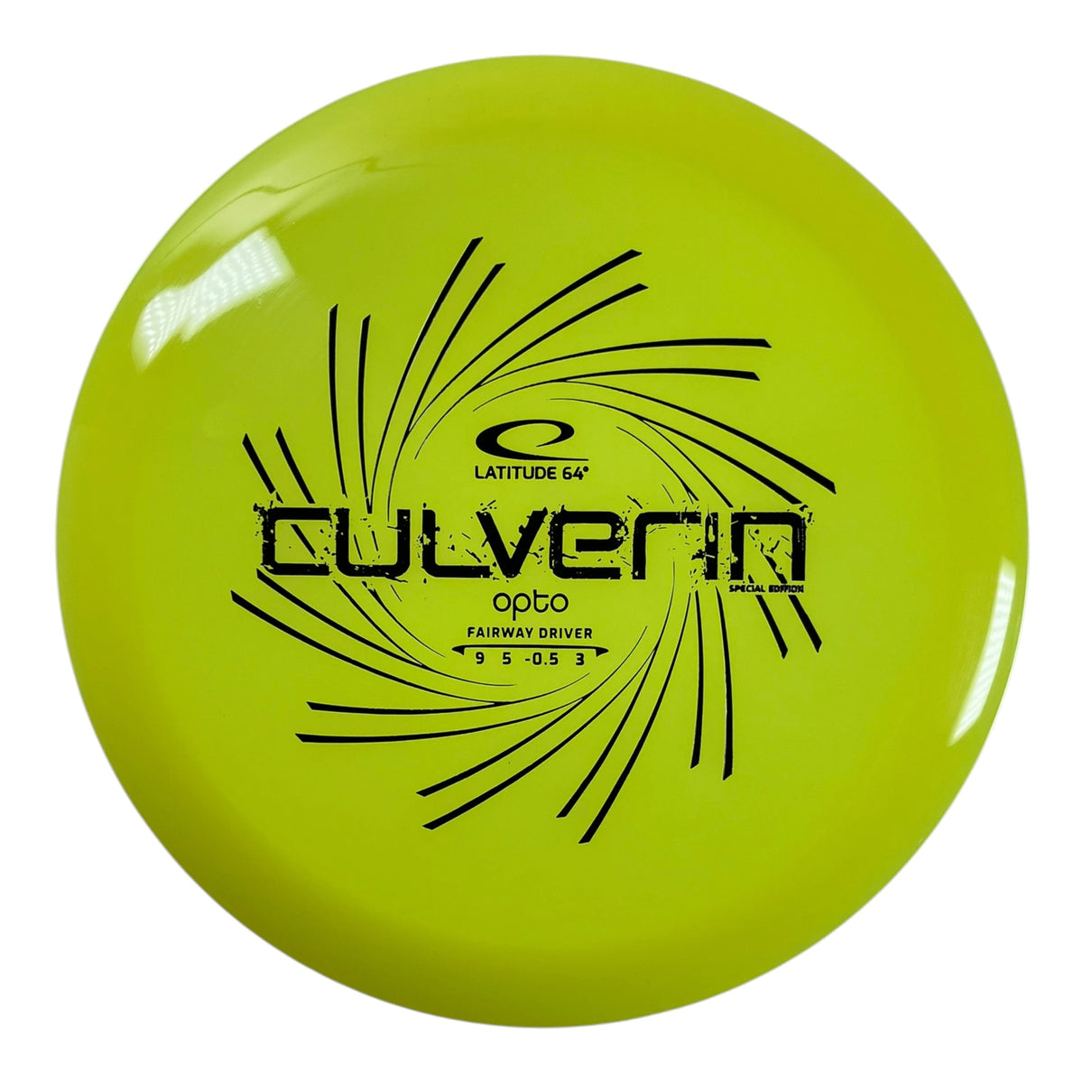 Latitude 64 Culverin | Opto | Yellow/Black 173g (Special Edition) Disc Golf