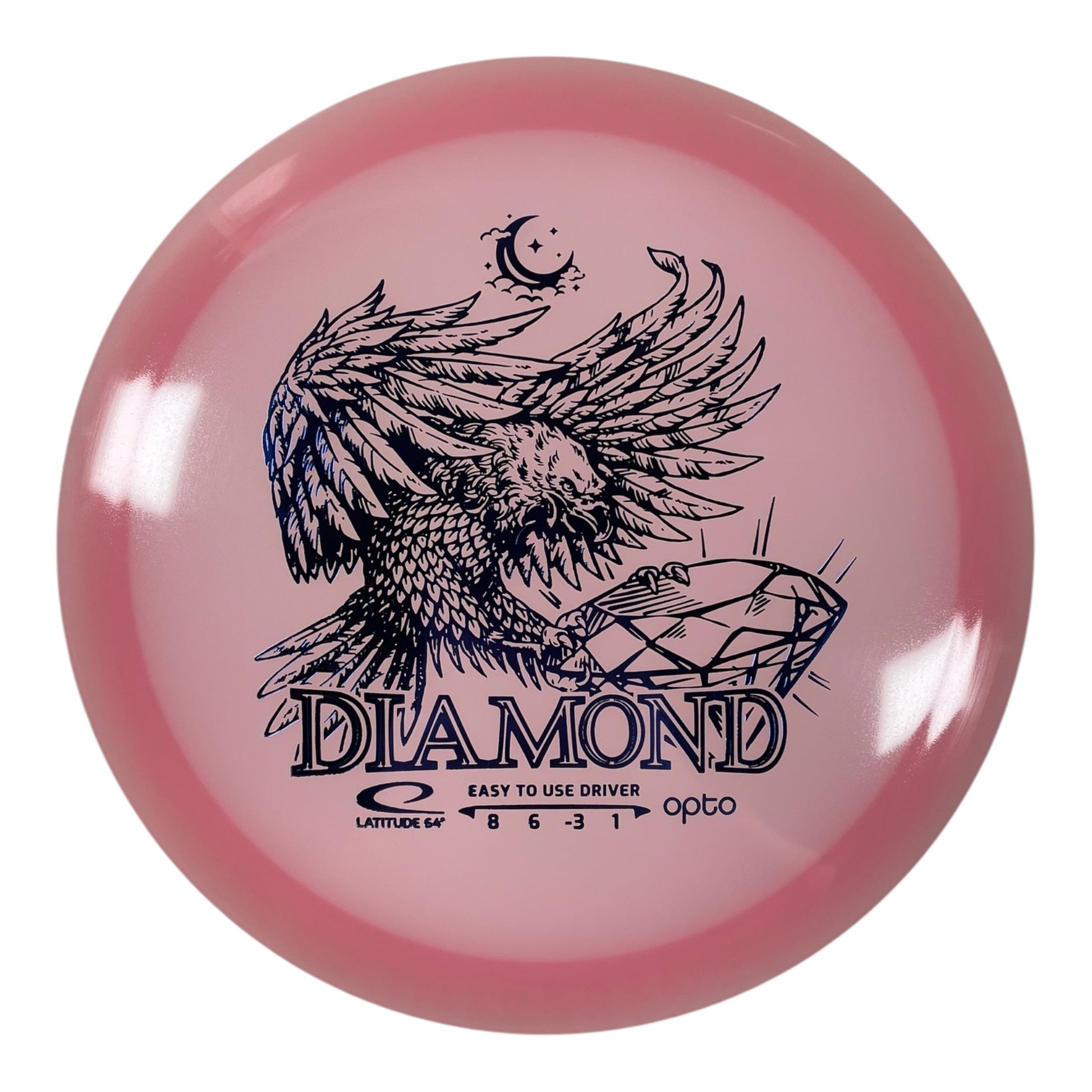 Latitude 64 Diamond | Opto Moonshine | Pink/Blue 156 - 157g Disc Golf