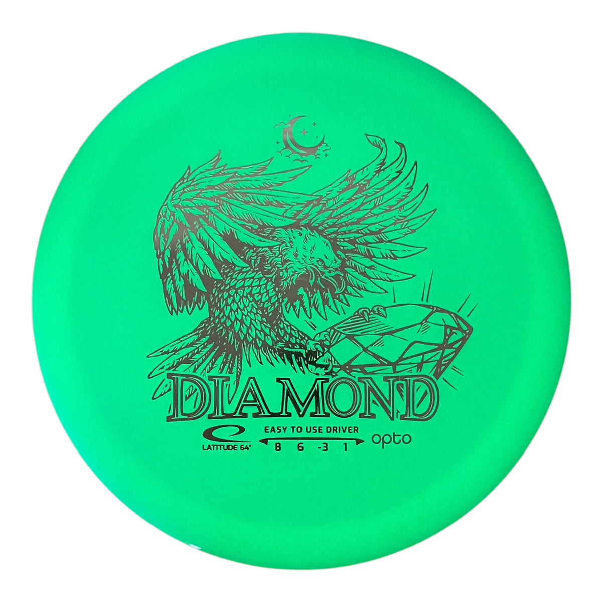 Latitude 64 Diamond | Opto Moonshine | Blue/Holo 156g Disc Golf