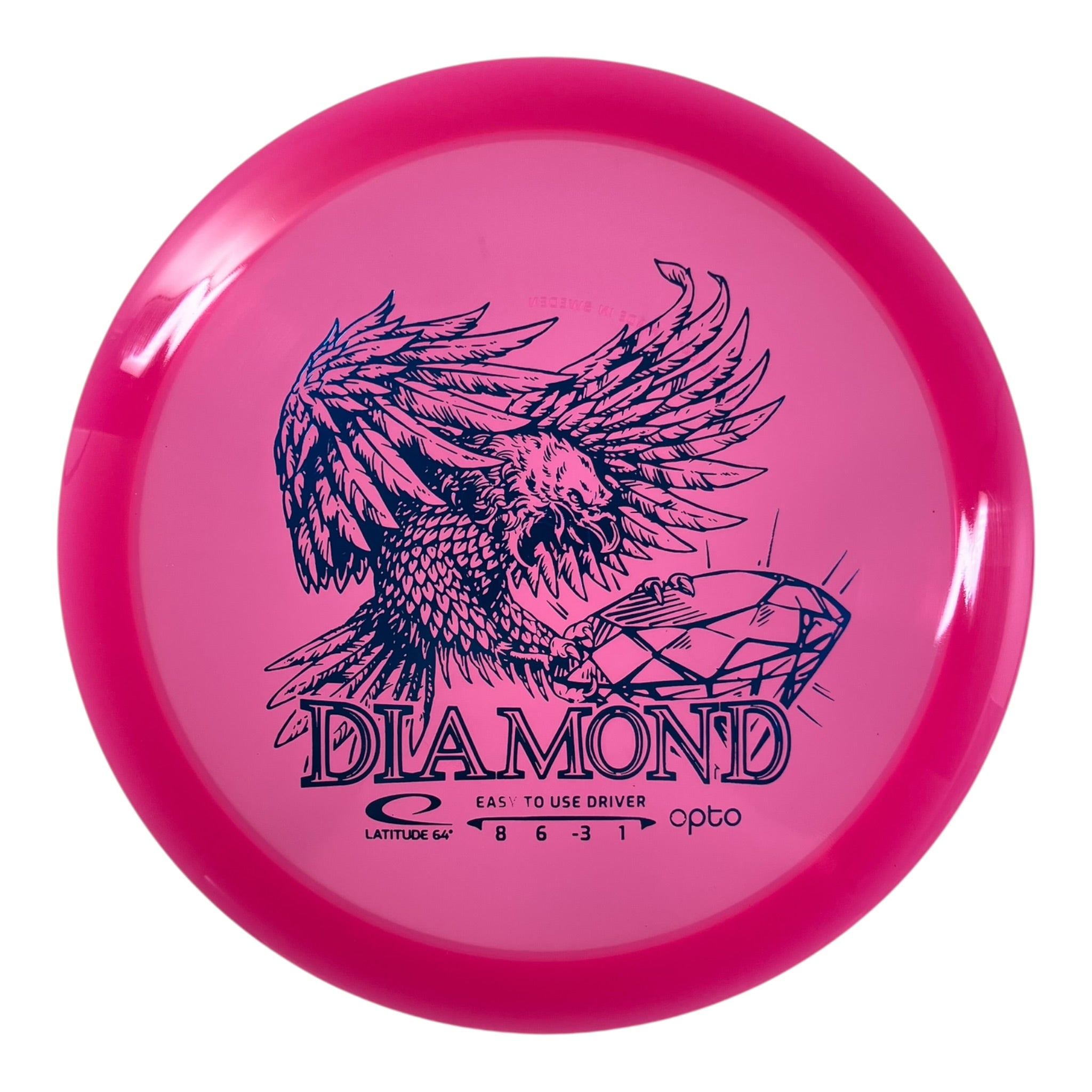 Latitude 64 Diamond | Opto | Pink/Blue 156g Disc Golf