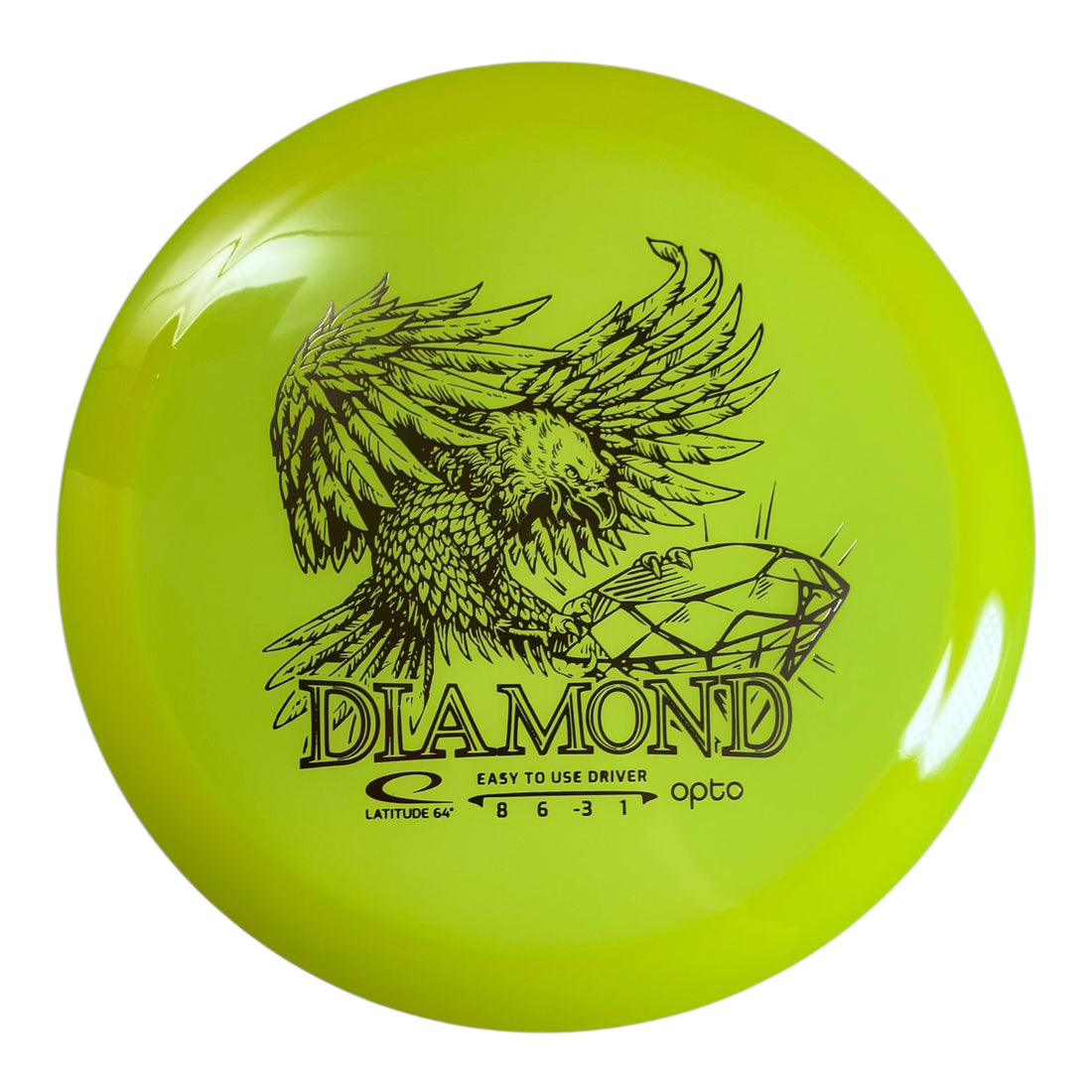 Latitude 64 Diamond | Opto | Yellow/Gold 157g Disc Golf