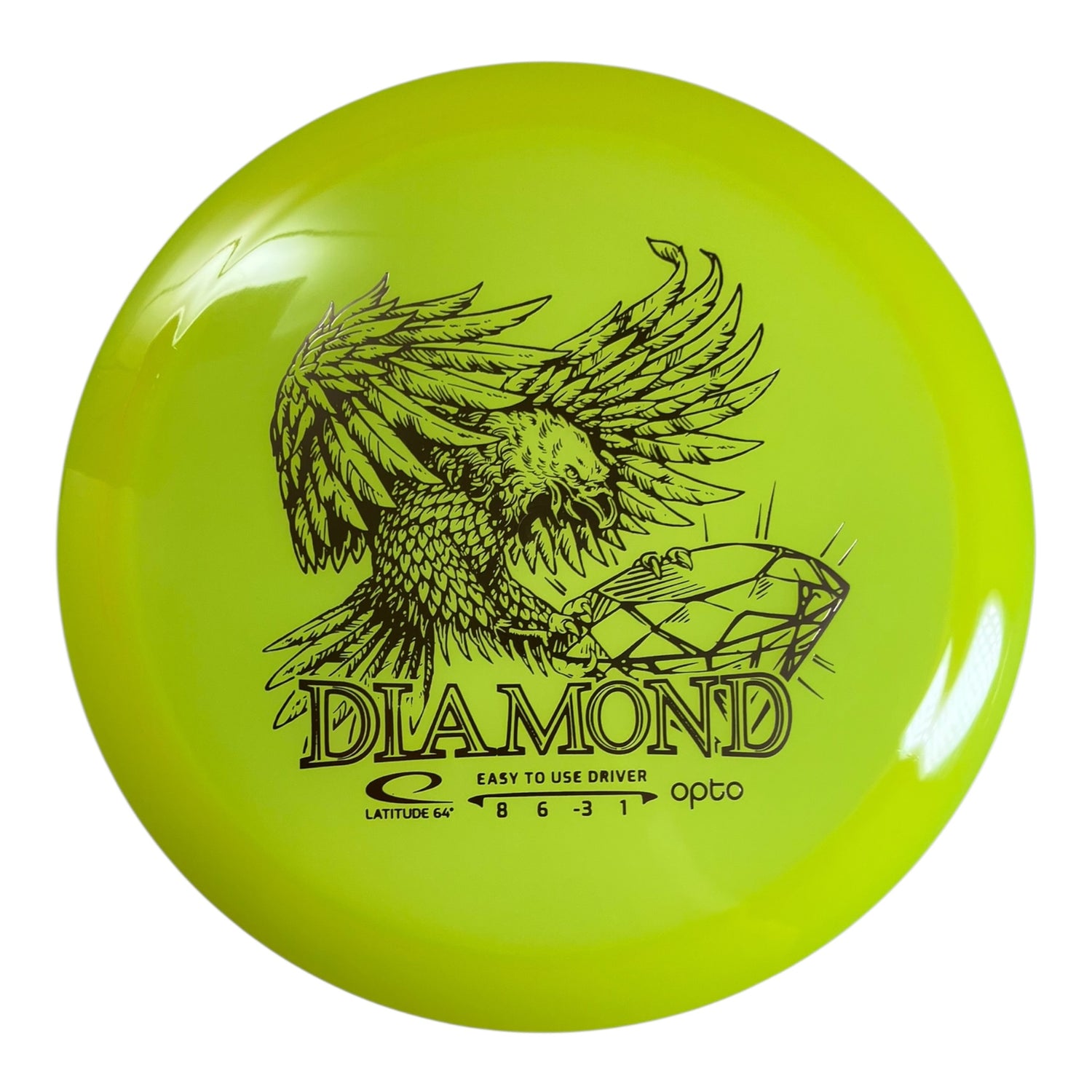 Latitude 64 Diamond | Opto | Yellow/Gold 157g Disc Golf